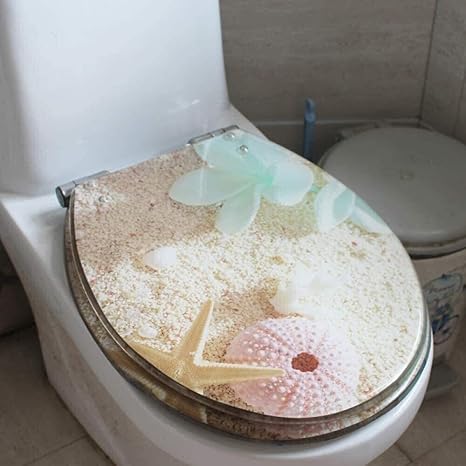 Amazon トイレタンクのふたカバーマルチカラーユニバーサル樹脂便座 肥厚便座 サイレントトイレのふた トイレカバー ふたカバー Color H トイレ用品 ホーム キッチン オンライン通販