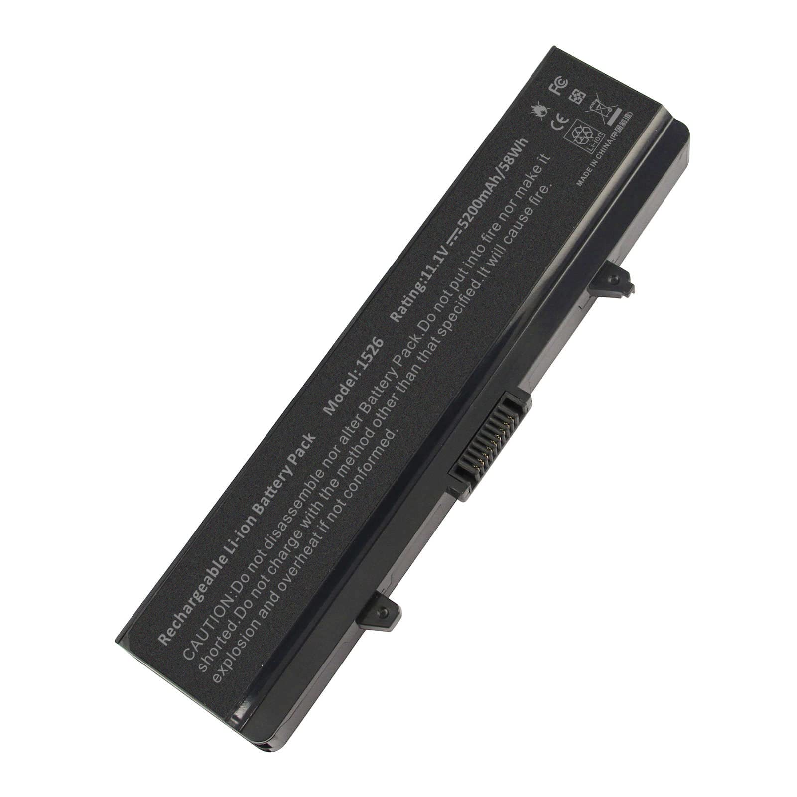 ARyee 5200mAh 11.1V GW240 Battery for Dell Inspiron 1525 1526 1545 1546 14 1440 17 1750 PP29L GW240 M911G RN873 X284G Vostro 500 312-0626 312-0633 312-0634 GP252 GW252 RU573