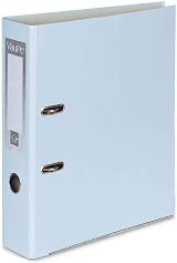 Office Centre 5 Light Blue A4 Lever Arch Files 75mm Spine Metal Edge
