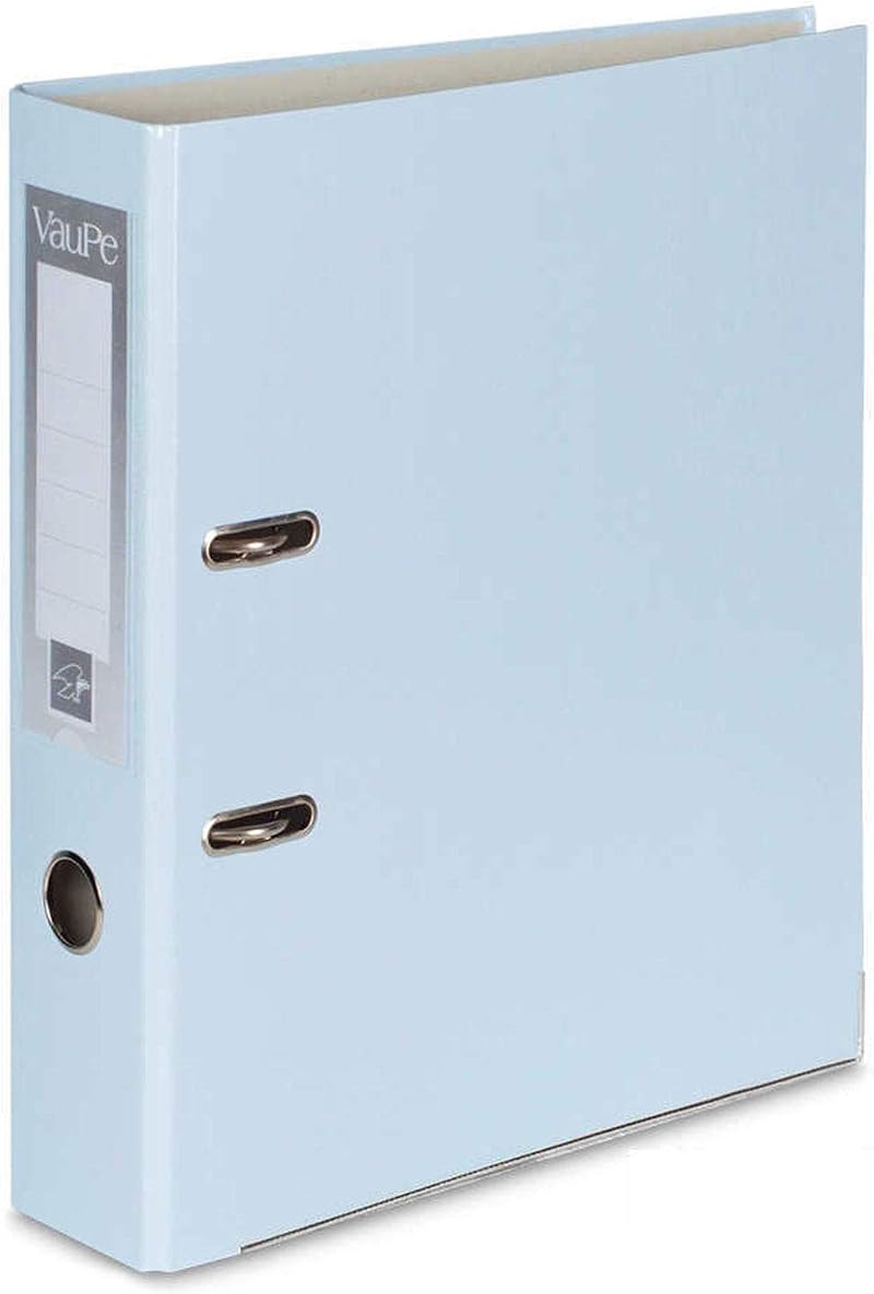 Office Centre 5 Light Blue A4 Lever Arch Files 75mm Spine Metal Edge