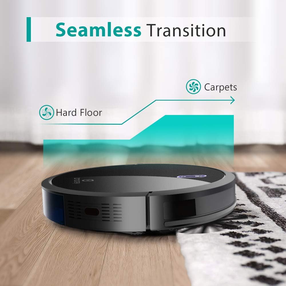 Amarey A800 Robot Vacuum, 1400PA Super Suction, 2.7inch Super Thin, 100mins Long Lasting,Self-Charging, Timing Function, Multiple Cleaning Modes, Best Robot Vacuums for Pet Hair, Hard Floor, Carpet: Home & Kitchen