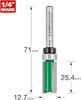 Trend Trend CraftPro Guided Profiler Router Cutter Bit 1/4 Shank 12.7mm view 3