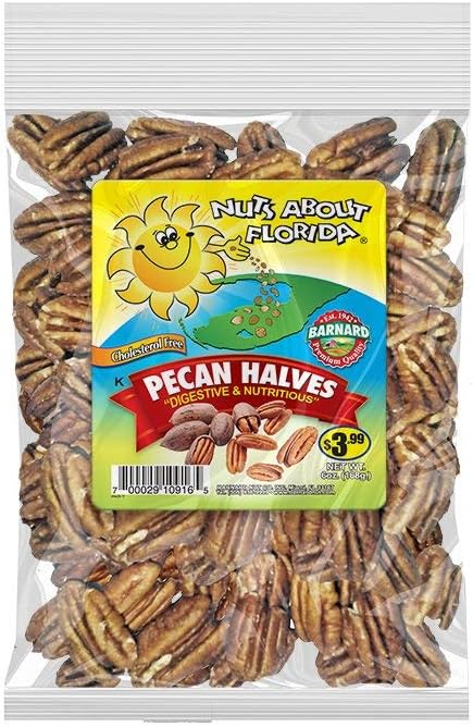Nuts About Florida, Pecan Halves, 5 Ounce