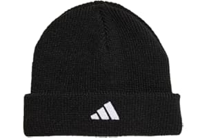 adidas Unisex-Kids Small Logo Beanie, Black, One Size Fits Youth