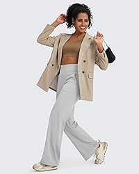 G4Free Wide Leg Pants Woman Yoga Pants with Pockets