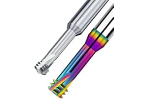 M1-M24 HRC65 Tridentate Thread Milling Cutter Bit 3-Flutes Tungsten Steel Alloy Thread millsfresa(M4-0.7,Aluminum Process)