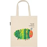 The Very Hungry Caterpillar Tote Bag with Inner Pocket - World of Eric Carle Gift for Book Lovers