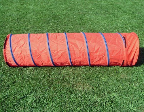 Affordable Agility 6 ft Practice Fabric Tunnel w/19 Diameter and Carry Bag for Small Dogs - Thumbnail 2
