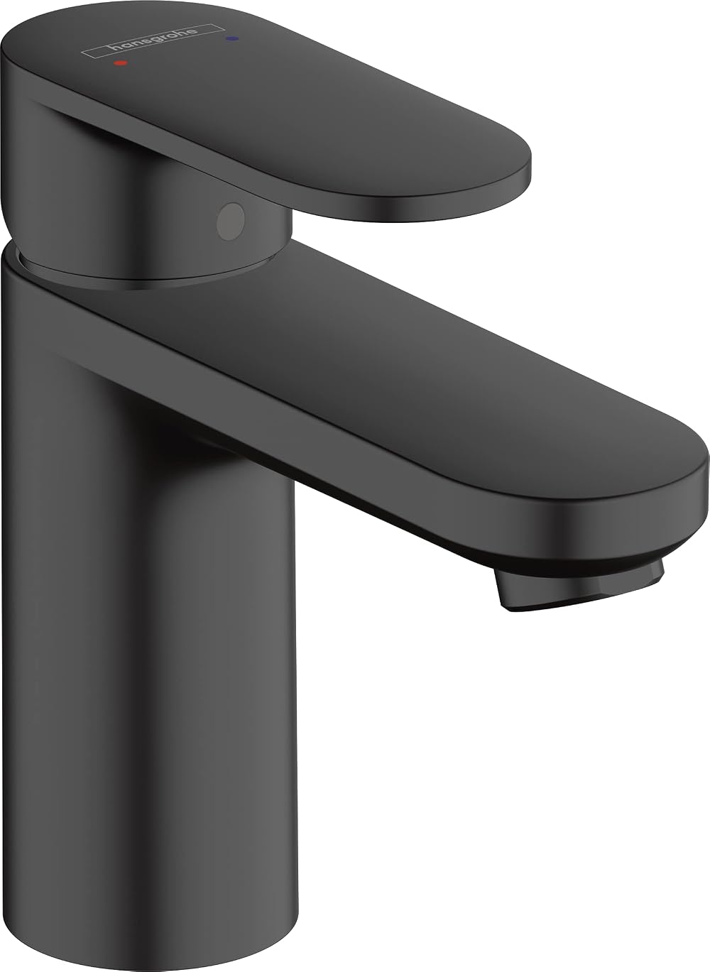 Hansgrohe Vernis Blend Basin Mixer Matt Black 100mm ComfortZone EcoSmart