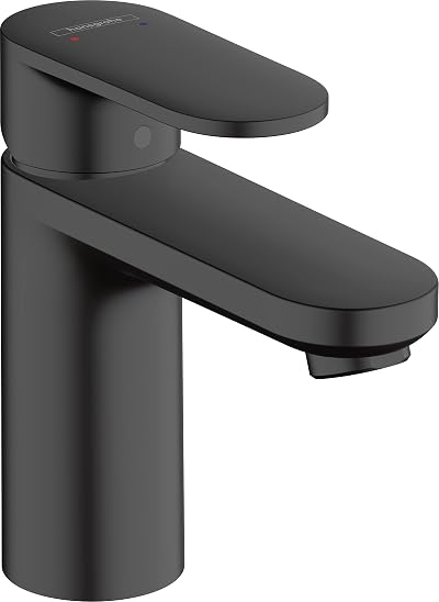 Hansgrohe Vernis Blend Basin Mixer Matt Black 100mm ComfortZone EcoSmart