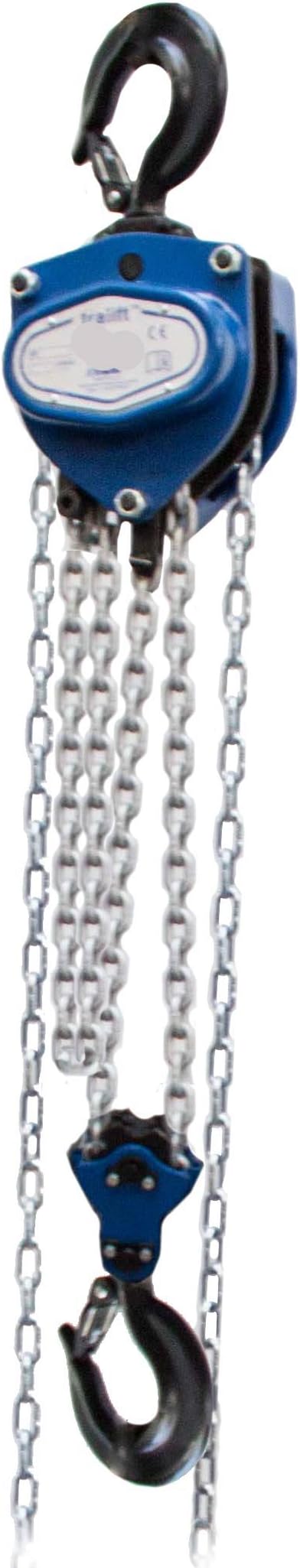 Tractel TRALIFTx5000x12MxGCx2F Tralift Chain Hoist with Galvanised, 2 Fall, 5000 kg, 12 m