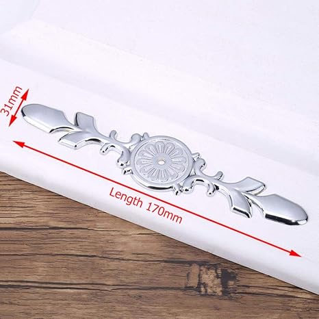 Manijas de gabinete de cristal de diamante de lujo, manijas de caja de