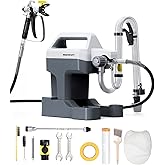 InoKraft NEO Airless Paint Sprayer Kit, 3000 PSI 0.26 GPM, Lightweight | Thinning-free, for Latex Paint &amp; Stain, DIY Beginner House Painting for Interior Walls, Cabinets, 10-Min Cleanup