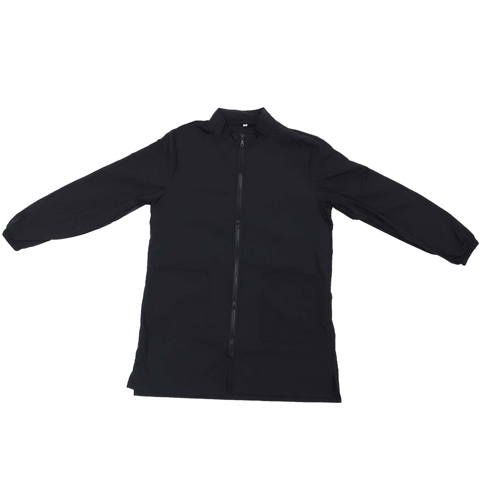 POPETPOP Dog Grooming Aprons Pet Grooming Work Clothes Apron Pet Beautician Waterproof Clothes Haircutting Grooming Bathing Uniform Smock (Sleeve M, Black) Pet Grooming Aprons