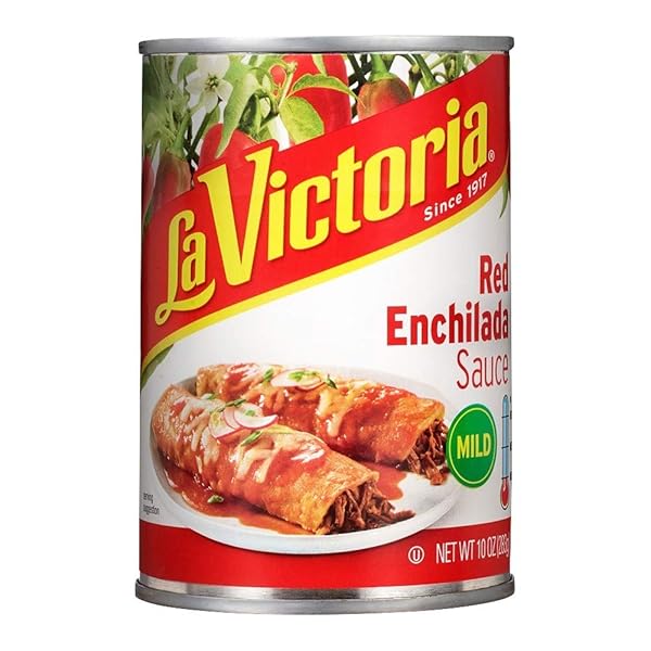 LA VICTORIA TRADITIONAL RED ENCHILADA SAUCE MILD, 10 OUNCE (PACK OF 12)