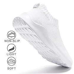 WOHHHW Women Walking Shoes Slip on Running Sports
