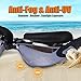 Dsoso Swim Goggles + Swim Cap + Case + Nose Clip + Ear Plugs, Clear Swimming Goggles Coated Lens No Leaking Anti Fog UV Protection for Adult Men Women Youth Kids Child,Black