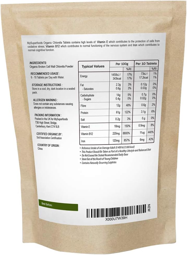 Chlorella Tablets, 300 count (Pack of 1) - Image 3