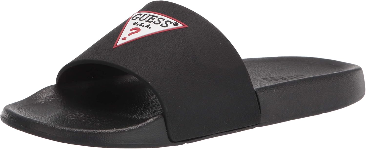 GUESS Men's GMENRICK Sandal, Black, 8 Amazon.co.uk Shoes & Bags