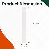 Home.smart UPVC Blanking End Cap 300mm Square Edge Fascia Window Board Trim view 2