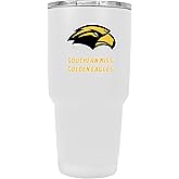 R and R Imports Southern Mississippi Golden Eagles 24 oz White Insulated Stainless Steel Tumbler Officially Licensed Collegiate Product
