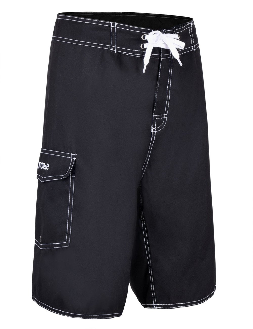 Nonwe Men's Solid Lightweight Beach Shorts Half Pants with Lining