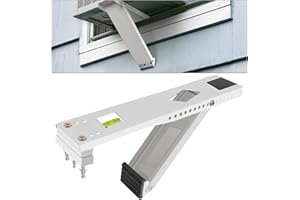 GULREAR Window Air Conditioner Support Bracket,Relieves Weight Stress On The Window Frame A/C Safe Support Bracket Installs from Inside The House Built-in Bubble Level Window AC Mount Bracket up to 165lbs…