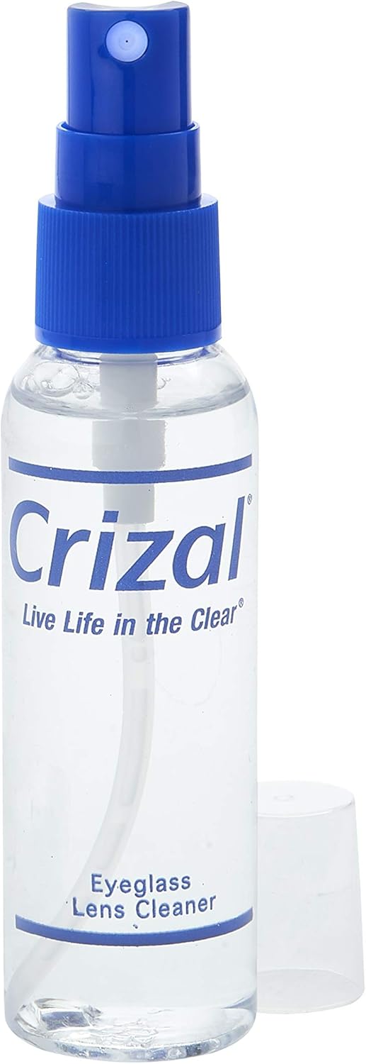 Glasses Cleaner Eyeglass Cleaner Crizal Lens Cleaner 2 Oz With Crizal 7 X 5 3 4 Microfiber Cloth 1 Doctor Recommended Eye Glass Cleaner For All Anti Reflective Lenses 2 Pack Health Personal Care Amazon Com