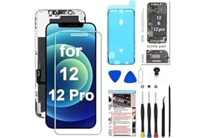 Fixerman for iPhone 12/12 Pro Screen Replacement Kit 6.1 inch 3D Touch LCD Screen Display Digitizer Frame Assembly