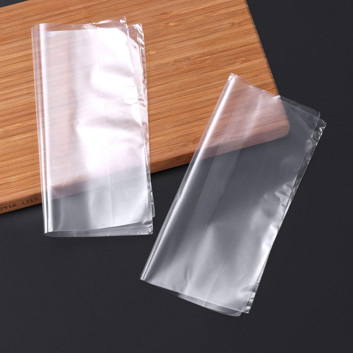 200 Pcs Shrink Wrap Bags Heat Shrink Bag Waterproof POF for DIY Crafts Gifts Packagaing(Transparent), As Shown, 15*15CM - Image 4