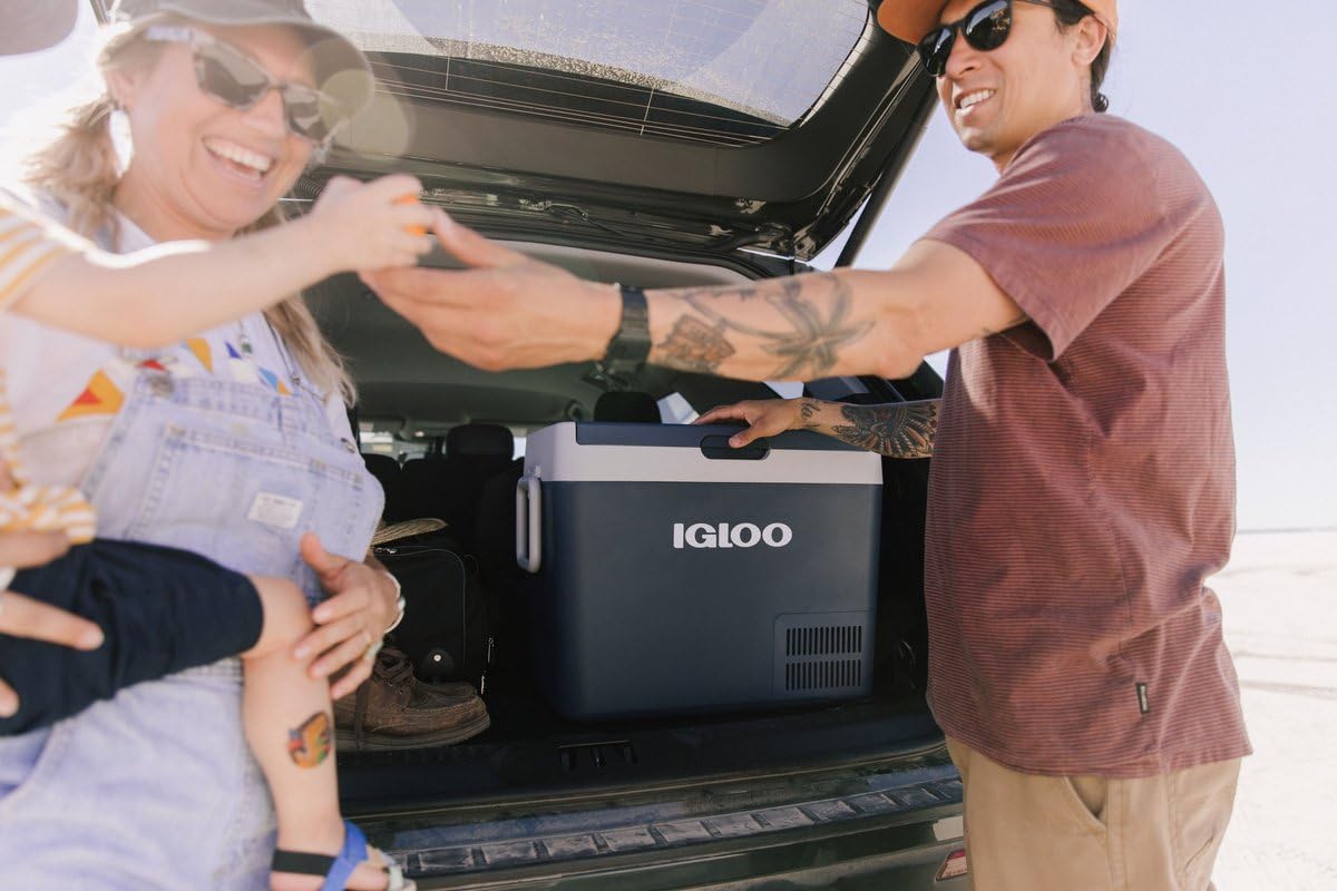 Igloo ICF32 - Tragbare Kompressor Kühlbox 32L - 12/24V 230V - Elektrische Kühlbox -18 °C bis 20 °C - Mini Kühlschrank, Gefrierbox für Camping, Auto 5