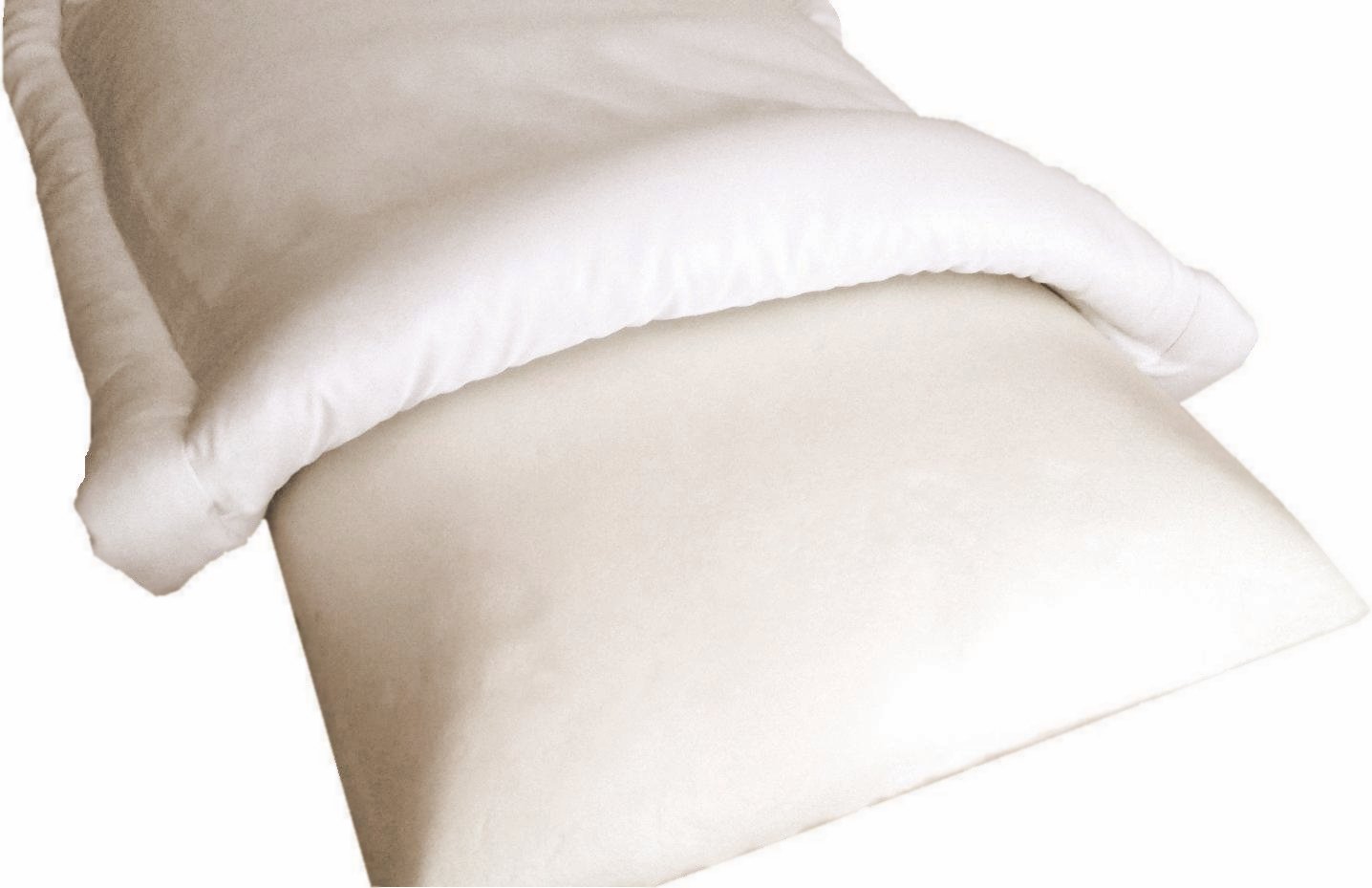 Amazon Com 2 Pack Cream Color Standard Queen Solid Memory Foam