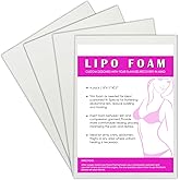 4 Pack Lipo Foam Post-surgical Ab Board Flattening Abdominal Compression Board for using with Post Liposuction Surgery Compression Garments Foam pads for Recovery 8"X11"
