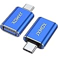 USB C to USB Adapter [2-Pack], Thunderbolt 3 to USB 3.0 OTG Converter Compatible MacBook Pro/Air 2019 2018 2017,Chromebook,Pixelbook,Microsoft Surface Go,Galaxy S8 S9 S10 S20 S21 S22,Note 8 9 (Blue)
