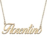 HUAN XUN Customized Custom Simple Any Name Necklace