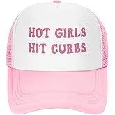 Hurtin' for A Squirting' Funny Trucker Hats for Adult Humor Inappropriate Trucker Hats Hot Pink Funny Gag Costume