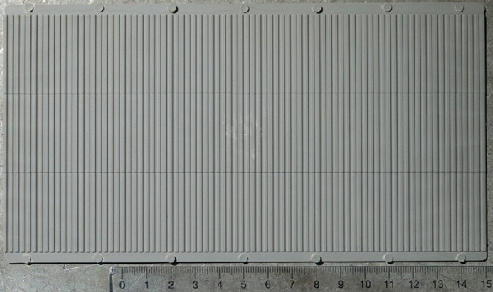 Auhagen 52233 Troughed Sheeting Grey Modelling Kit
