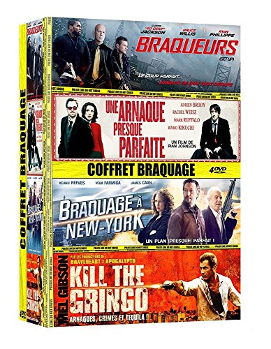 Coffret Braquage 4 Films : Braqueurs + Une Arnaque Presque Parfaite + Braquage À New York + Kill The Gringo - Pack