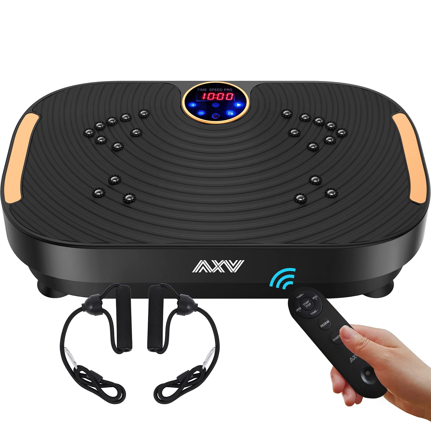 Photo 1 of **** CHECK COMMENTS****   AXV Vibration Plate Exercise Machine Whole Body Workout Vibrate Fitness Platform Lymphatic Drainage Machine for Weight Loss Shaping Toning Wellness Home Gyms Workout