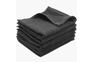Towel Supercenter Fingertip Towels 11X18 100% Cotton Rally Towels Colors 24Pack 36Pack 60Pack 120Pack (Charcoal Grey, 120)