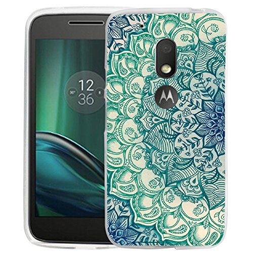 Moto G4 / G4 Plus Case, Harryshell(TM) Mandala Flower Slim Tpu Gel Skin Flexible Soft Rubber Case Cover Protective for Motorola Moto G 4th Generation / Moto G Plus (2016)