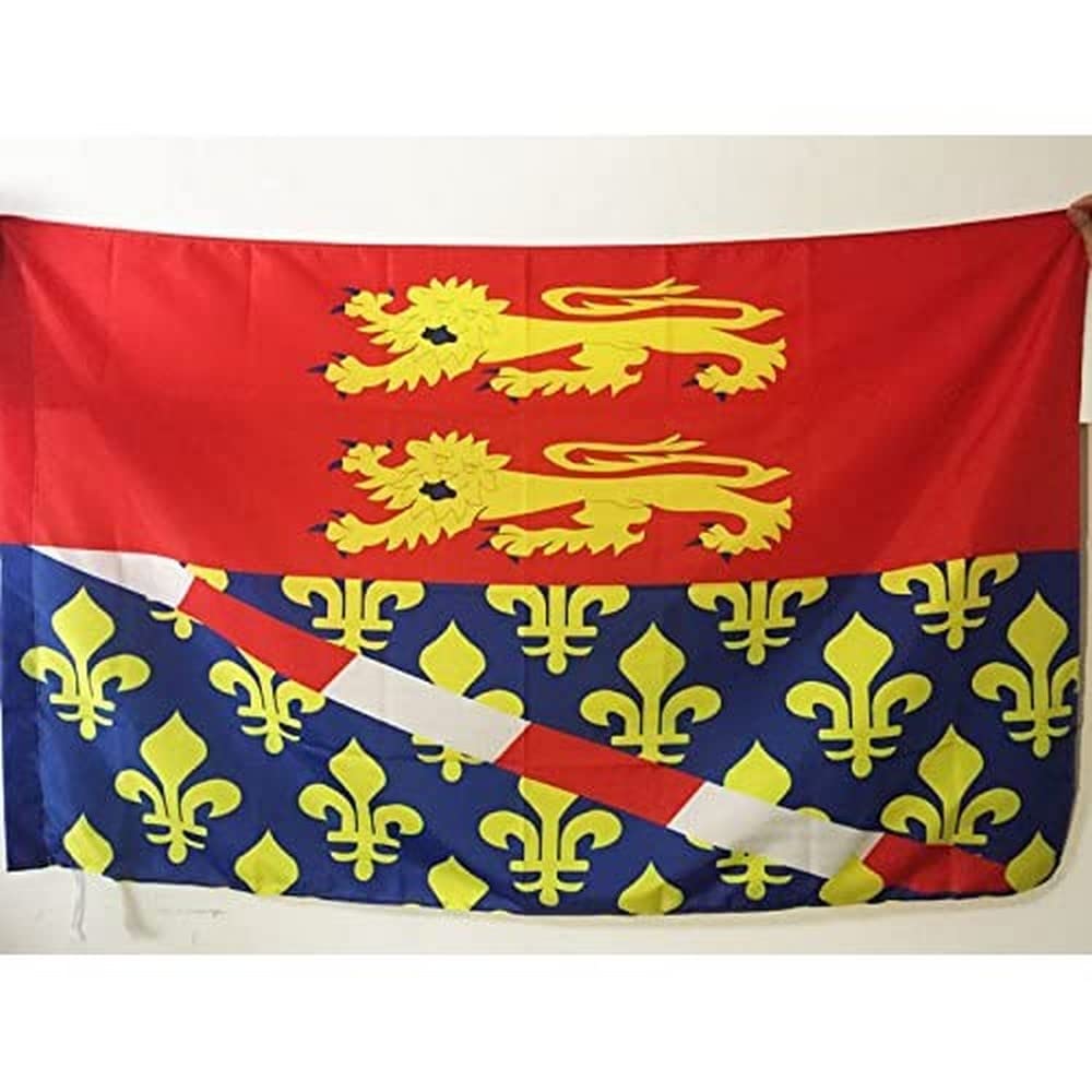 AZ FLAG - Eure Flag - 3x5 Ft - French department Banner with Sleeve - 100% Polyester - Fade Resistant - Vivid Colors - 3' x 5' Feet - 150x90 Cm