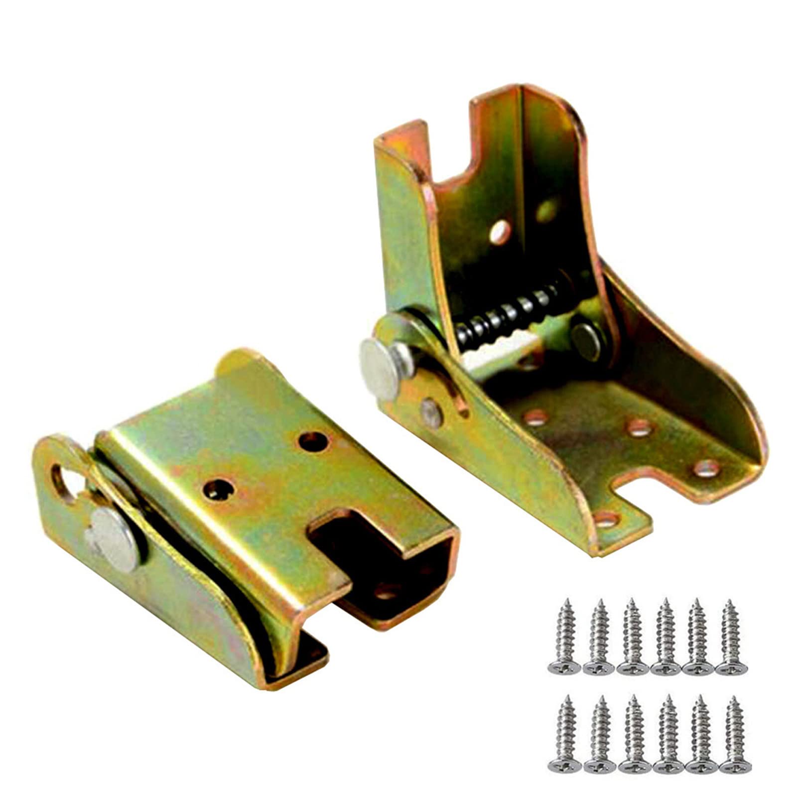 Folding Table Leg Hinges 90° self-Locking Hinge Support Table Folding feet Invisible feet Furniture Accessory Connector (2 Hinges)