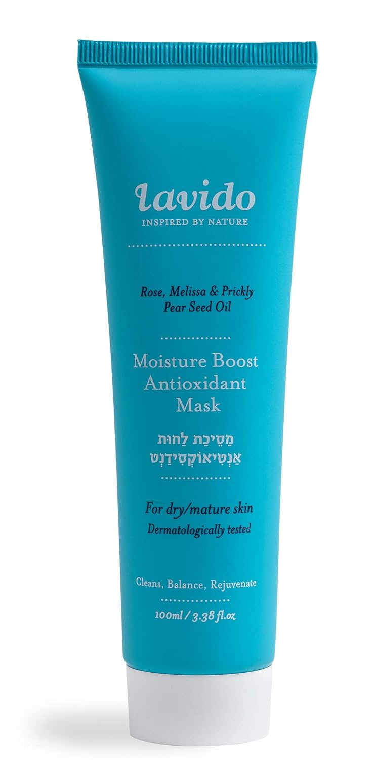 Lavido - Natural Moisture Boost Antioxidant Mask | Clean, Non-Toxic Skincare (3.38 oz | 100 ml)