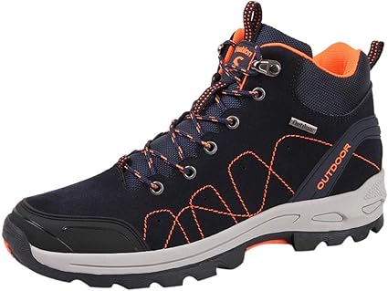 Amazon Com Men High Top Sneakers Autumn And Winter Thick Soled Lightweight Breathable Casual Lace Up Sports Shoes Sports Outdoors
