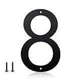 8 Inch House Numbers and Metal Letters for Outdoor