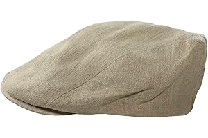 BIDDY MURPHY Irish Linen Newsboy Hat, Slim Fit Flat Cap for Men, Lightweight, Ivy, Scally, Gatsby, Cabbie Style, Imported from Ireland