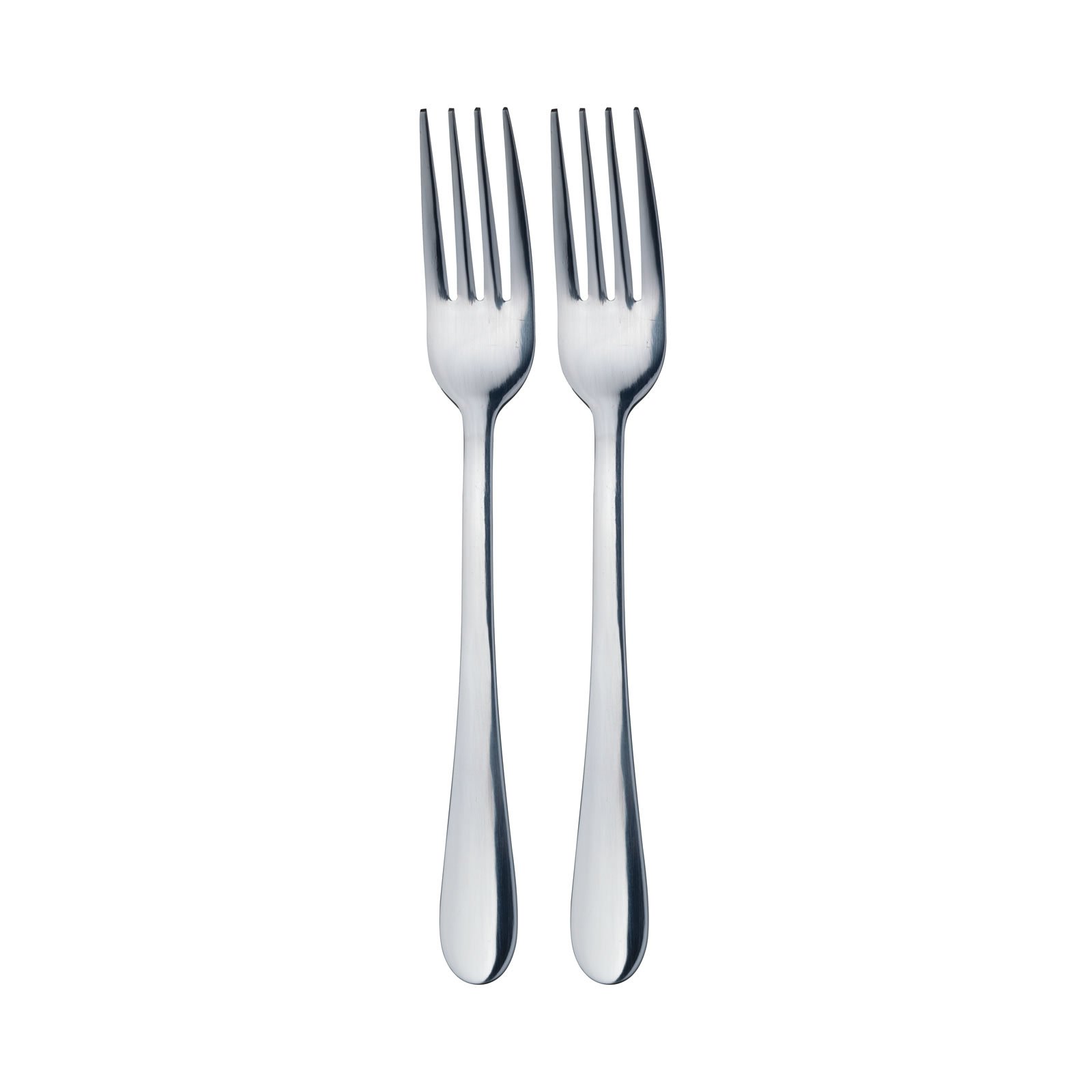 MasterClass Stainless Steel Dinner Forks 20 cm (Set of 2), Silver, 1 - Pack