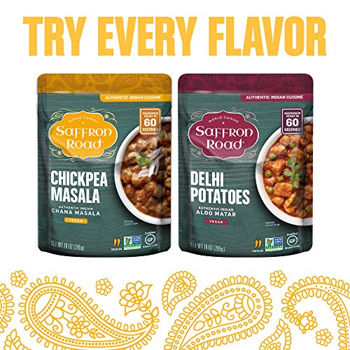 Saffron Road Chickpea Masala Meal Pouch Vegan, Gluten Free, Halal