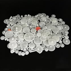 163PCS Small Motor Gears Plastic Gears for Motor RC